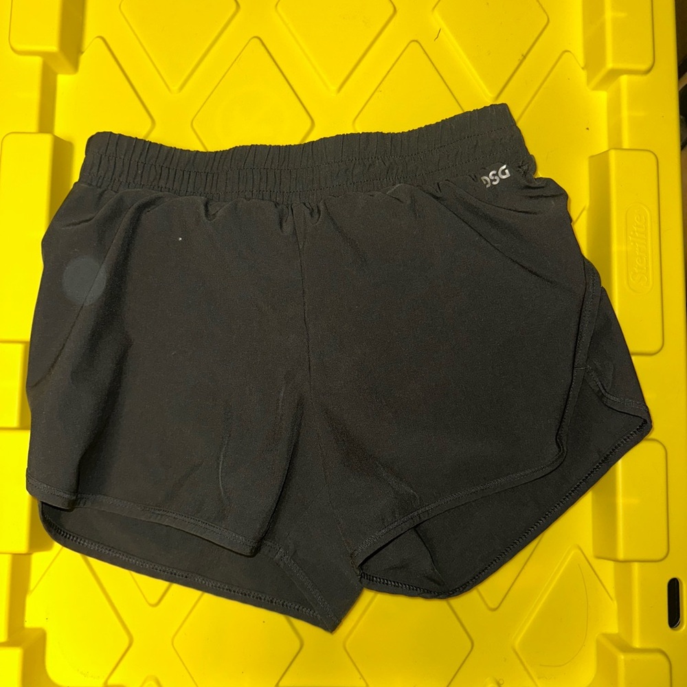DSG Black Athletic Shorts Moisture-Wicking Performance